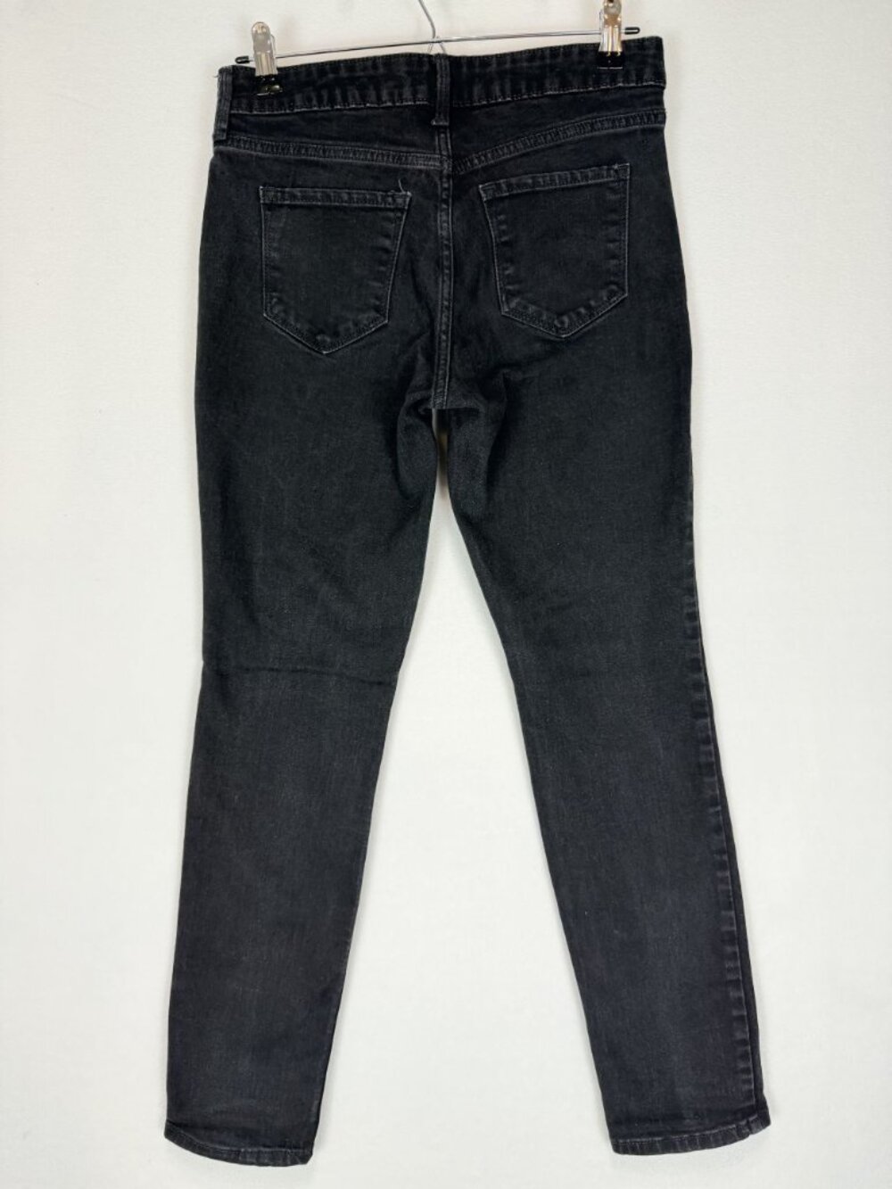 Old Navy Power Slim Straight Jeans Womens Size 4 Mid Rise Black Stretch Denim - Picture 3 of 13